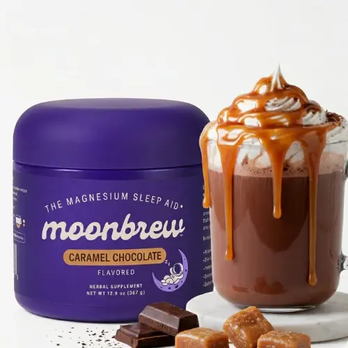 MoonBrew Magnesium Sleep Aid: Caramel Chocolate