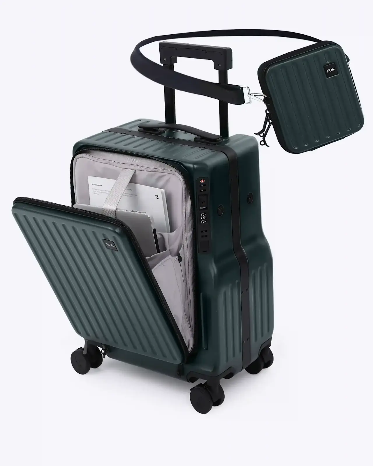 Best Nobl Travel Luggage Carry-On: Duo-Carry