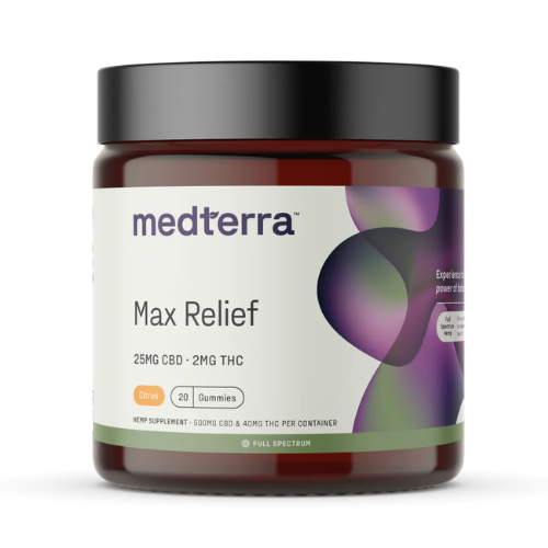 Medterra Max Relief Full Spectrum CBD Gummies