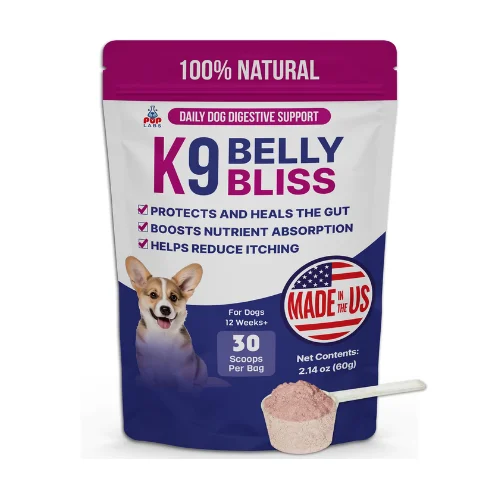 Best Dog Supplements by PupLabs K9 Belly Bliss Digestive Support