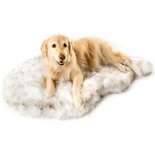Paw PupRug Faux Fur Orthopedic Dog Bed