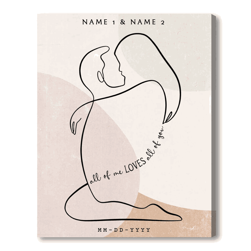 Oh Canvas Personalized Couple Gifts