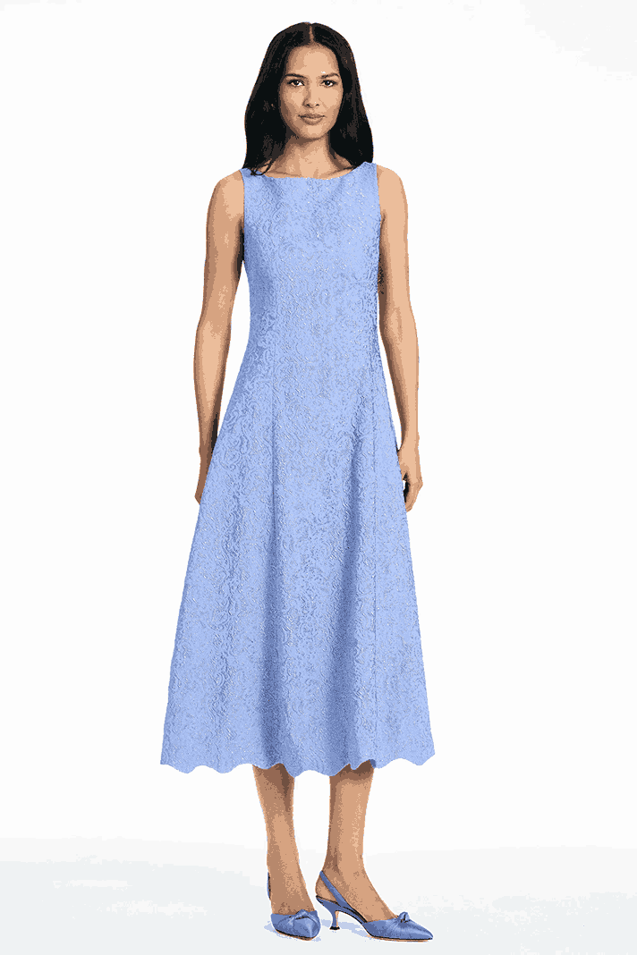 Jewelled Taffeta Maxi Alice Dress