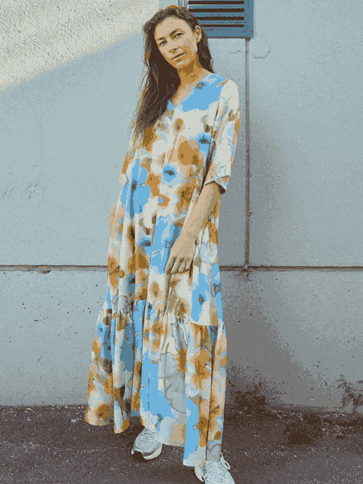 Ivalo.com Best Summer Dresses V-Neck Maxi