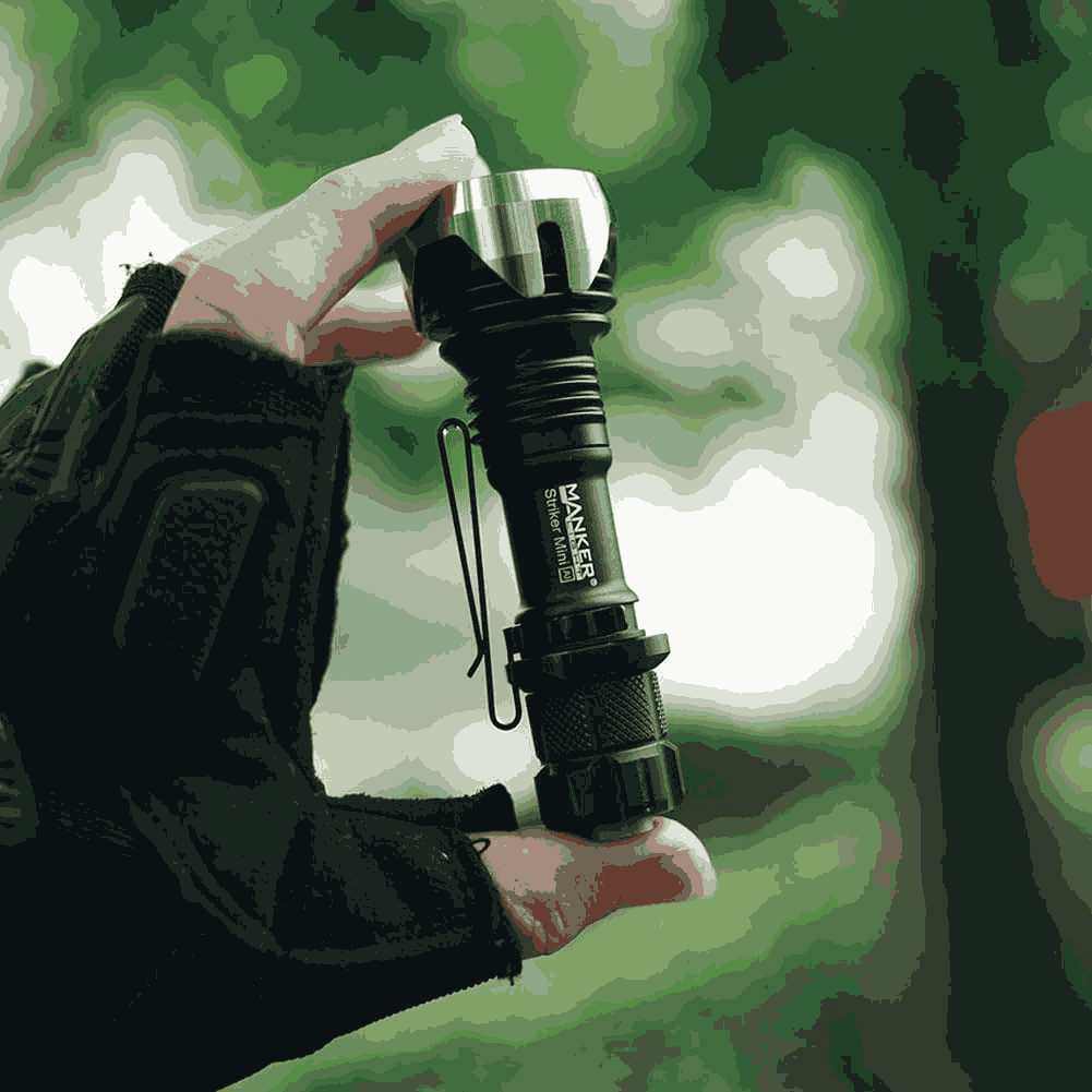 Mankerlight Striker Mini Pocket EDC Tactical Flashlight