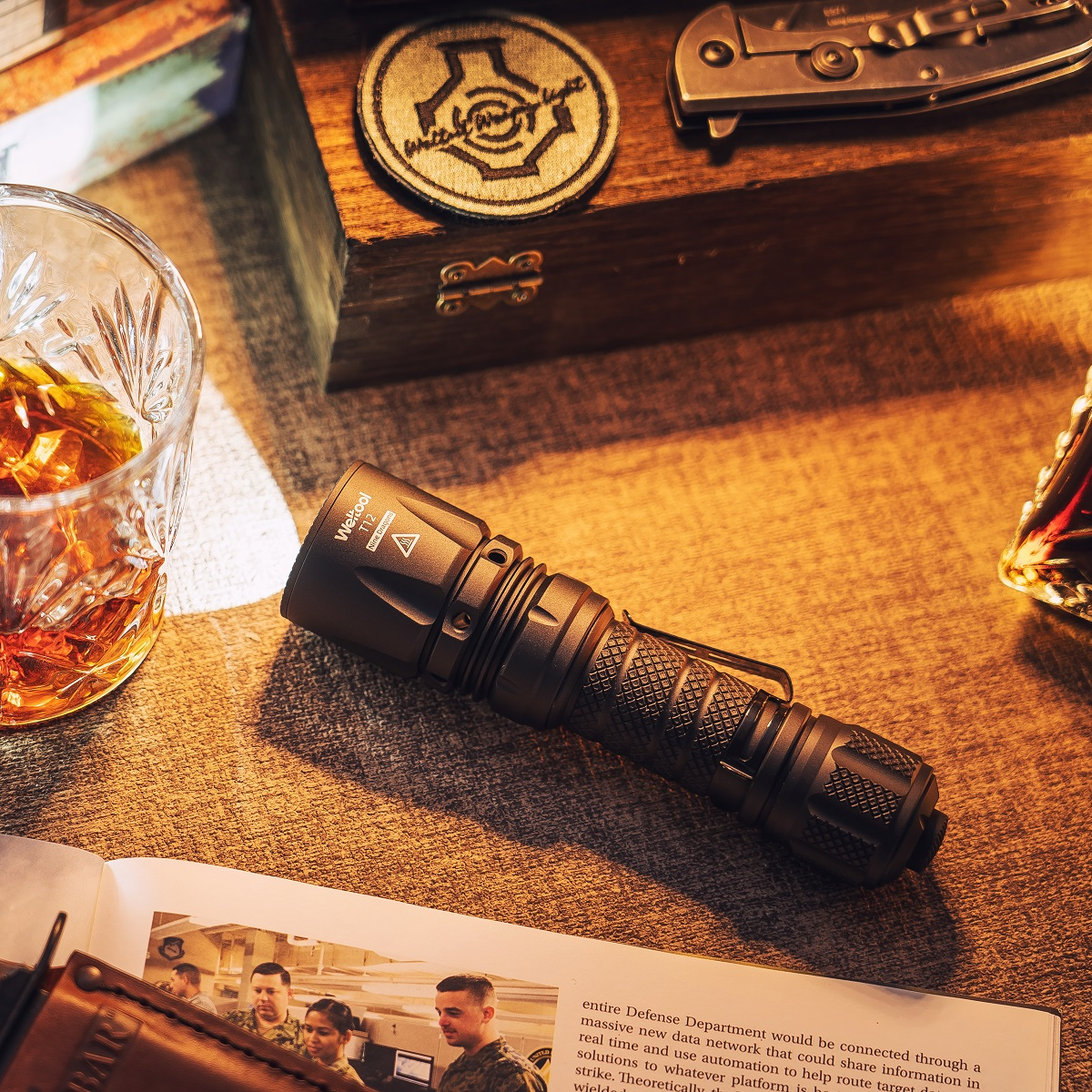 Weltool T12 Nine Dragons 3TAC Tactical Flashlight