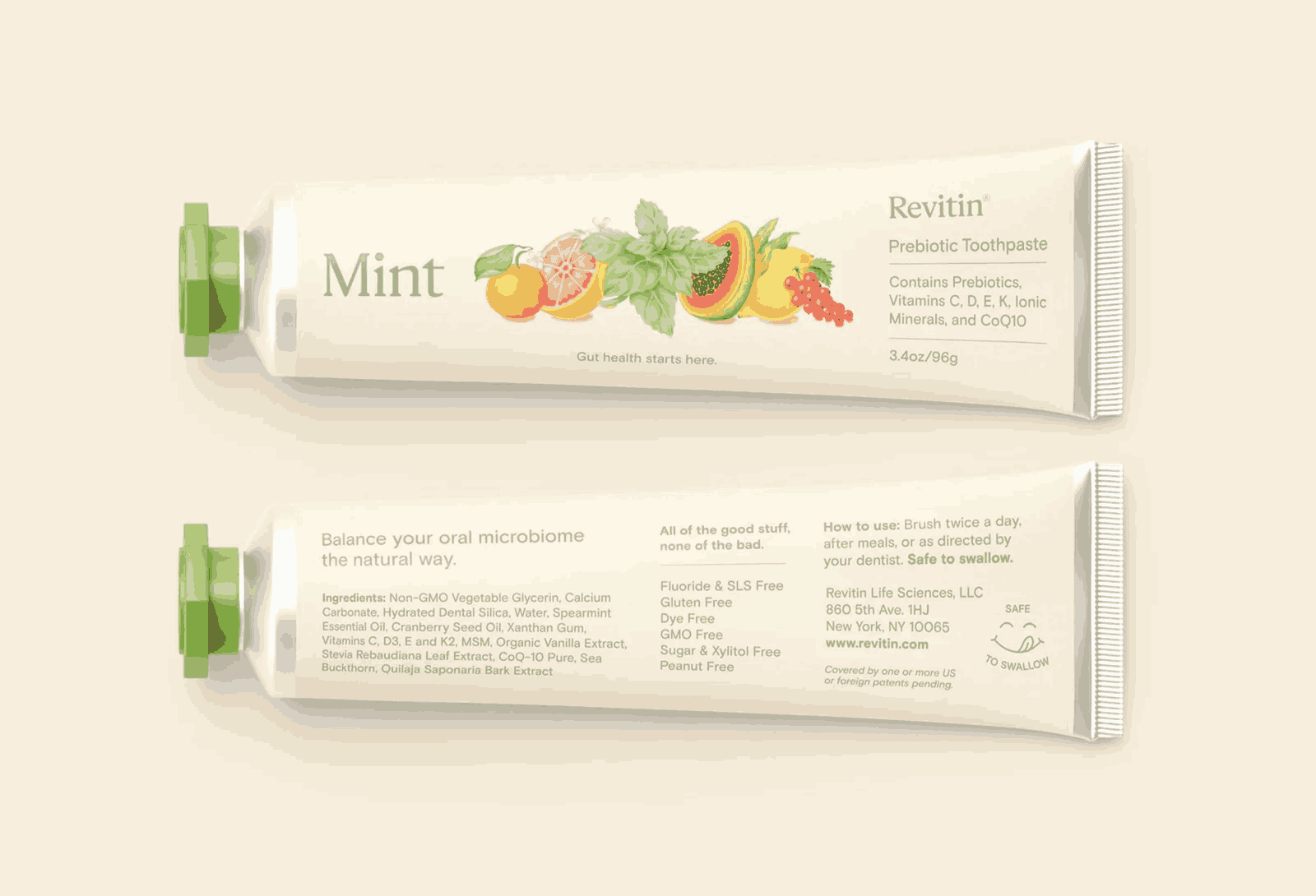 Revitin Natural Toothpaste Mint Flavored