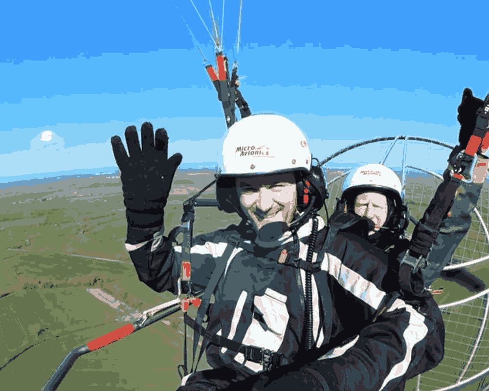 Paramotoring Trial Lesson Experience Including In-Flight Photography