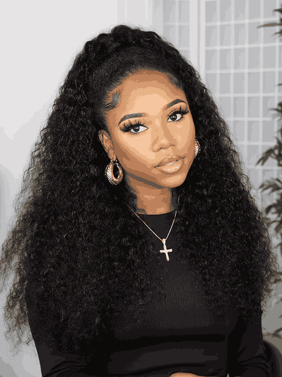 UNice EasiContour V Part Glueless Yaki Glueless Wig