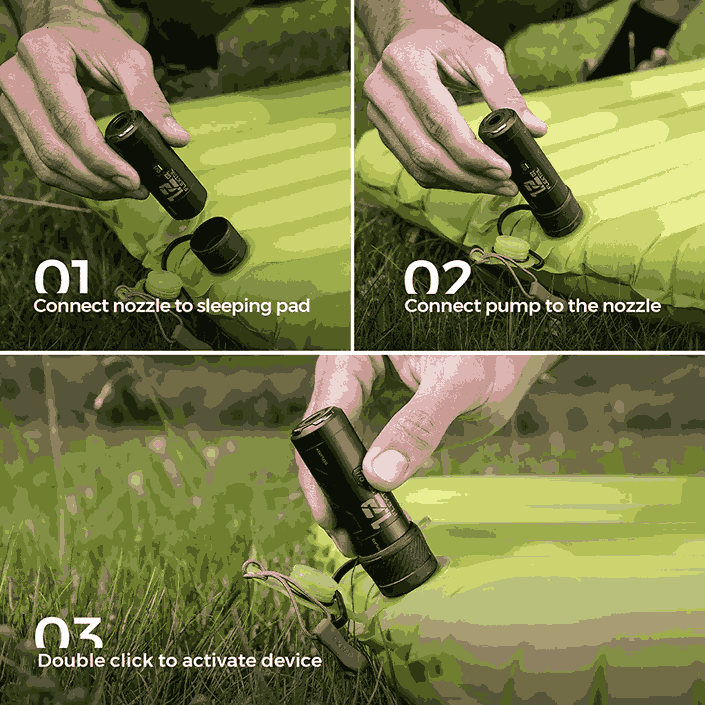 Zero Pump World's Smallest Pump For Sleeping Pads