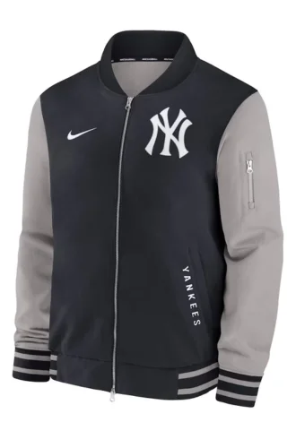 New York Yankees Nike Authentic Dugout Bomber Jacket - Mens