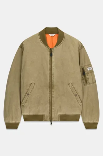 Padded bomber jacket