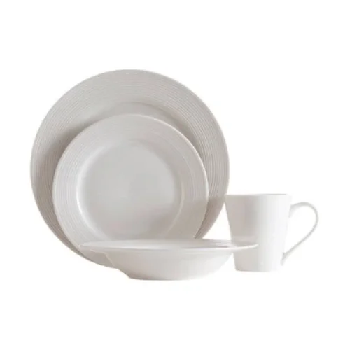16 Piece Ribbed Dinner Set | Avie
