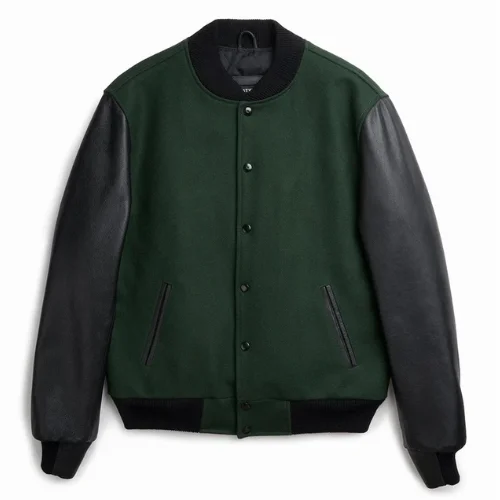 The Pine Green Varsity Jacket