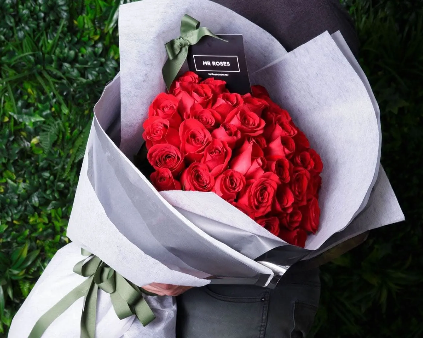 Magnificent Red Rose Bouquet