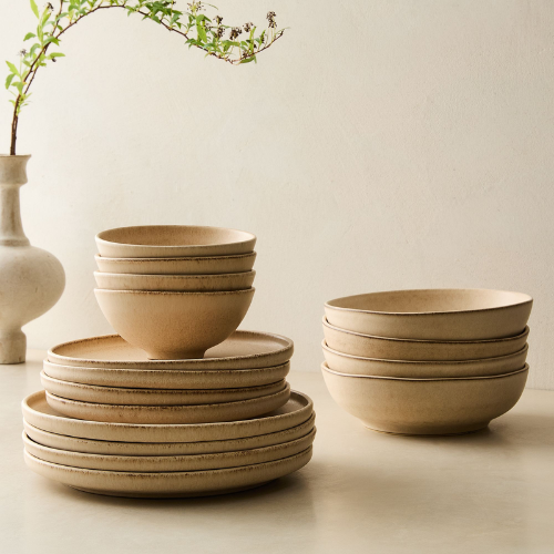 Kanto Stoneware Dinnerware (Set of 16)