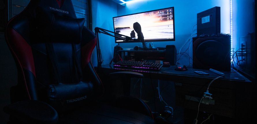 Sedie da gaming in tessuto